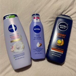 Nivea Body Wash and Lotion Set